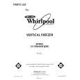 WHIRLPOOL EV190NXWN00 Parts Catalog WHIRLPOOL EV190NXWN00 Parts Catalog