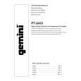 GEMINI PT-2410 Owners Manual GEMINI PT-2410 Owners Manual