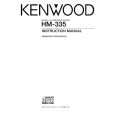 KENWOOD HM335 Owners Manual KENWOOD HM335 Owners Manual