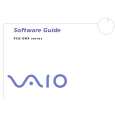 SONY PCG-GRX616MP VAIO Software Manual SONY PCG-GRX616MP VAIO Software Manual