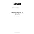 ZANUSSI ZU3155 Owners Manual ZANUSSI ZU3155 Owners Manual