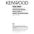 KENWOOD KAC8401 Owners Manual KENWOOD KAC8401 Owners Manual