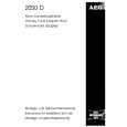 AEG 2050D-M Owners Manual AEG 2050D-M Owners Manual