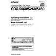 SONY CDX-5060 Owners Manual SONY CDX-5060 Owners Manual