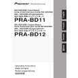 PIONEER PRA-BD11 Owners Manual PIONEER PRA-BD11 Owners Manual