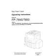 PANASONIC FP7845 Owners Manual PANASONIC FP7845 Owners Manual