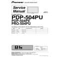 PIONEER PDP504PE Service Manual PIONEER PDP504PE Service Manual