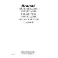 BRANDT CA2950E Owners Manual BRANDT CA2950E Owners Manual
