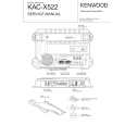 KENWOOD KAC-X522 Service Manual KENWOOD KAC-X522 Service Manual