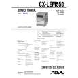 SONY CX-LEM550 Service Manual SONY CX-LEM550 Service Manual