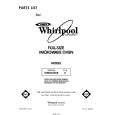 WHIRLPOOL MW865EXR0 Parts Catalog WHIRLPOOL MW865EXR0 Parts Catalog