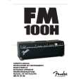 FENDER FM100H Owners Manual FENDER FM100H Owners Manual