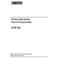 ZANUSSI ZOB682X Owners Manual ZANUSSI ZOB682X Owners Manual