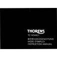 THORENS TD145MKII Owners Manual THORENS TD145MKII Owners Manual