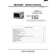 SHARP R-2275 Service Manual SHARP R-2275 Service Manual