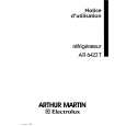 ARTHUR MARTIN ELECTROLUX AR6422T Owners Manual ARTHUR MARTIN ELECTROLUX AR6422T Owners Manual