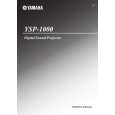 YAMAHA YSP-1000 Owners Manual YAMAHA YSP-1000 Owners Manual