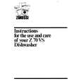 ZANUSSI Z70VS Owners Manual ZANUSSI Z70VS Owners Manual