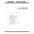 SHARP MX-LCX1 Parts Catalog SHARP MX-LCX1 Parts Catalog