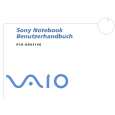 SONY PCG-GRX316G VAIO Owners Manual SONY PCG-GRX316G VAIO Owners Manual