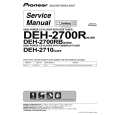 PIONEER DEH-2710/XU/EE Service Manual PIONEER DEH-2710/XU/EE Service Manual