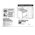 WHIRLPOOL FGS387YL3 Installation Manual WHIRLPOOL FGS387YL3 Installation Manual