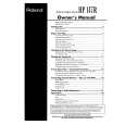 ROLAND HP147E Owners Manual ROLAND HP147E Owners Manual
