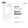 AOC LM700 Owners Manual AOC LM700 Owners Manual