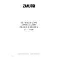 ZANUSSI ZFC19/1K Owners Manual ZANUSSI ZFC19/1K Owners Manual