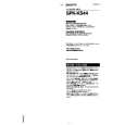 SONY SPKKS44 Owners Manual SONY SPKKS44 Owners Manual