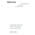 THERMA DHC60.1IX Owners Manual THERMA DHC60.1IX Owners Manual