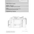 PANASONIC FP7181 Owners Manual PANASONIC FP7181 Owners Manual