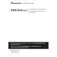 PIONEER VSX-916-S/-K Owners Manual PIONEER VSX-916-S/-K Owners Manual