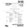 SONY SA-VA3 Service Manual SONY SA-VA3 Service Manual