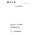 THERMA DS55-1SW Owners Manual THERMA DS55-1SW Owners Manual