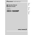 PIONEER DEH-1900MP/XU/UC Owners Manual PIONEER DEH-1900MP/XU/UC Owners Manual