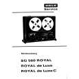 UHER SQ560 ROYAL Owners Manual UHER SQ560 ROYAL Owners Manual