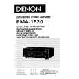 DENON PMA-1520 Owners Manual DENON PMA-1520 Owners Manual