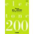 YAMAHA EL-200 Owners Manual YAMAHA EL-200 Owners Manual