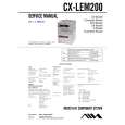 SONY CXLEM200 Service Manual SONY CXLEM200 Service Manual