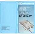 SENNHEISER EK 2012 TV Owners Manual SENNHEISER EK 2012 TV Owners Manual