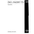 AEG FAV775WGB Owners Manual AEG FAV775WGB Owners Manual