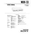 SONY MXK-33 Service Manual SONY MXK-33 Service Manual