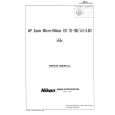 NIKON AF ZOOM MICRO-NIKKOR ED 70-180/4.5-5.6D Service Manual NIKON AF ZOOM MICRO-NIKKOR ED 70-180/4.5-5.6D Service Manual