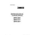 ZANUSSI ZFD21/7R Owners Manual ZANUSSI ZFD21/7R Owners Manual