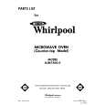 WHIRLPOOL RJM75000 Parts Catalog WHIRLPOOL RJM75000 Parts Catalog