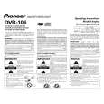 PIONEER DVR-106 Owners Manual PIONEER DVR-106 Owners Manual