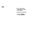 BRAUN TG1000/4 Owners Manual BRAUN TG1000/4 Owners Manual