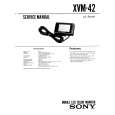 SONY XVM42 Service Manual SONY XVM42 Service Manual
