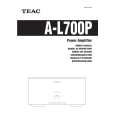 TEAC A-L700P Owners Manual TEAC A-L700P Owners Manual